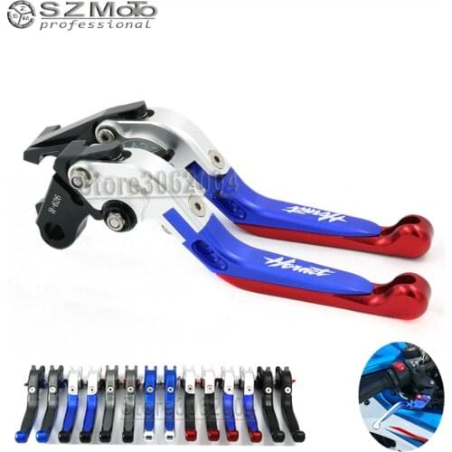 For HONDA CB600 HORNET CB 600 1998-2006 Motorcycle Folding Extendable Adjustable Brakes Clutch Levers With LOGO