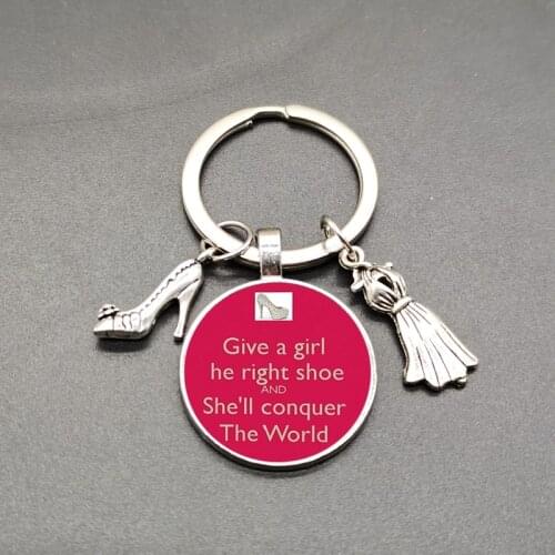 TAFREE-New Marilyn Monroe design high heel ladies keychain, suitable for matching clothes, handmade keychain