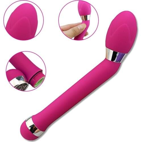 G-spot Vibrator Safe Silicone Clitoris Stimulator Massager AV Stick Erotic Toys for Woman Intimate Goods Female Masturbation