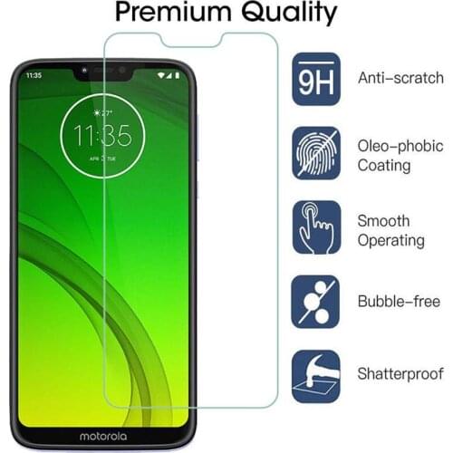 9H Tempered Glass For Motorola Moto G7 Play Plus Power XT1952 XT1955 Screen Protector protective film cover