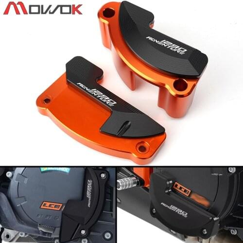 For KTM 1290 Adventure1090 1190 1290 Super Adventure ADV 201 -2019 Left Right Engine Case Slider Guard Protector Cover