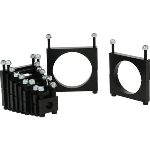 10pcs Ultralight 8/10/12/14/16/18/20/22/25/30/35/40MM Carbon Fiber Pipe Tube Clamp Motor Mount Fixture Clip fr RC FPV Quadcopter