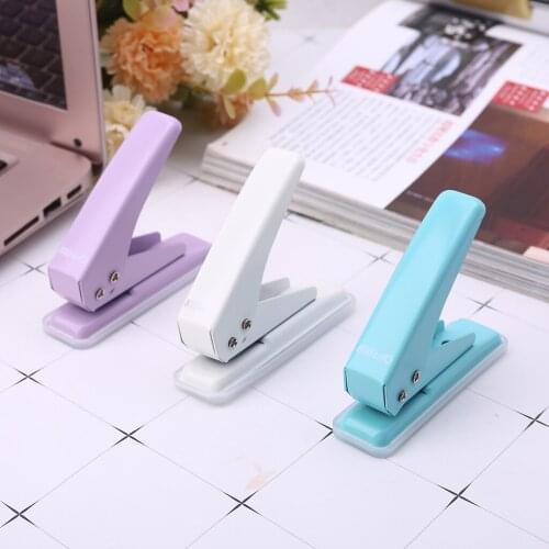 6mm Single Hole Puncher Notebook Paper Scrapbook Card Cutter DIY Loose-Leaf Manual Punching Machine Stationery