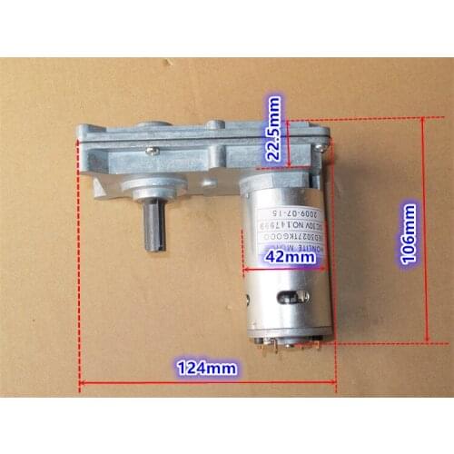 7Z type high torque DC gear motor 12V24V30V low speed high torque positive and negative reverse speed