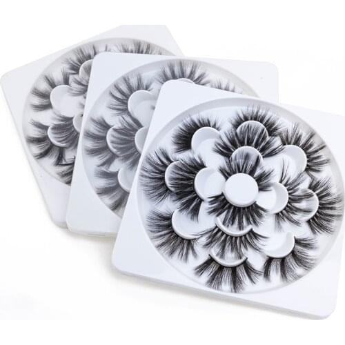 8/9/10/20 Pairs Natural False Eyelashes Fake Lashes Long Makeup 3d Mink Lashes Extension Eyelash Mink Eyelashes for Beauty