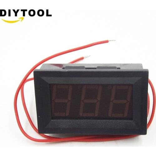 AC 60-500V 0.56 Inch RED LED Display Panel Voltage Meter Voltmeter 2 Wires 3 Three Digital Voltage Meter