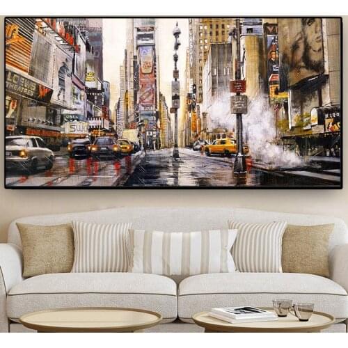 5D DIY Diamond Painting Abstract New york City Street Diamond Mosaic Cross stitch Square round diamond Home Decor
