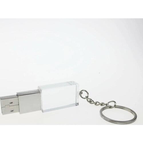 Free logo fee!New Custom Crystal Elegant USB with Key chain 2.0 Memory flash stick pen drive