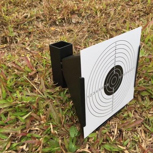 Big Pellet Trap & Target with 20 Pcs Bulls-eyes Paper Targets for Outdoor & Indoor Sports, Slingshot, airsoft, Hunting, Pistol