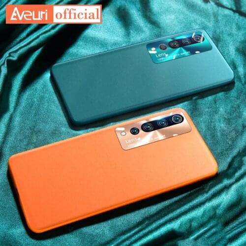 Luxury Leather Phone Case For Xiaomi Mi 10 Pro 11 Ultra Lite Poco X3 Pro NFC M3 F3 Metal Cover Case For Redmi Note 10 Pro Coque