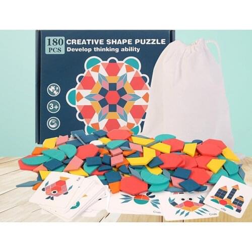 Kids Wooden Jigsaw Puzzle Board Baby Montessori Girls Playing Games, Brain Teaser Game Early Educational Toys Gifts