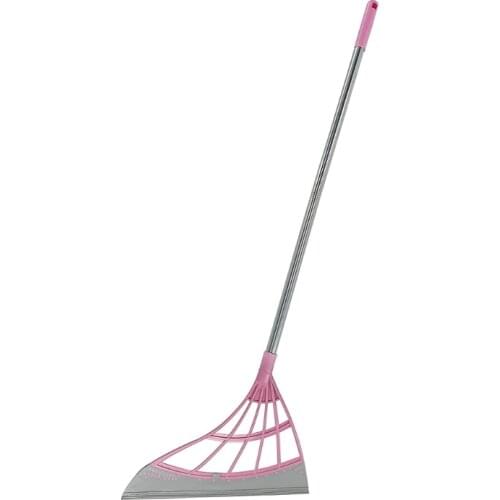 G32A Multifunction Broom 2-in-1 Sweeper Easily Dry the Floor and Remove Dirt Hangable Handle Design for Home Office