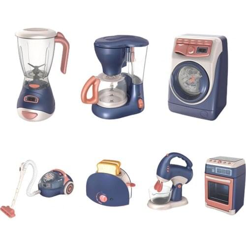 Mini Home Appliances Simulation Pretend Play Plastic Role-playing Educational Toys Interactive Game Lovely Kids Christmas Gifts