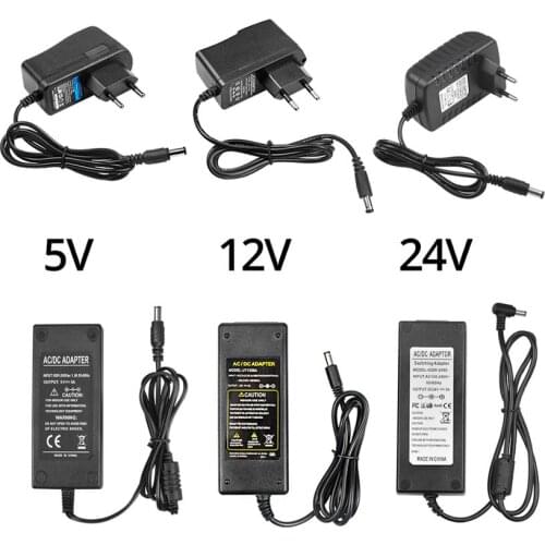 Power supply unit 220v to 12v 24v ac dc power supply 12 ac/dc 5.5x2.5-2.1mm for home led light