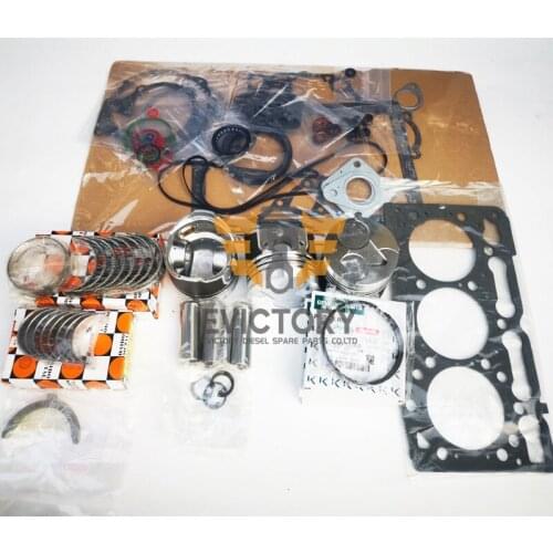 Kubota D1005 Overhaul Rebuild Kit Engine Repair Parts Piston Gasket Bearing