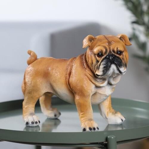 Creative Nordic Decorative Ornaments Spot Bullfighting Simulation Animal Resin Crafts Home Decorations Valentines Day Gifts