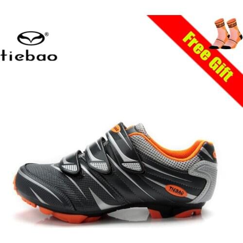 Tiebao Mountain Bike Shoes Sapatilha Ciclismo Mtb Men Cycling Sneakers Self-locking Breathable Superstar Riding Bicycle Shoes