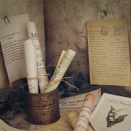 Retro Style Sheet Music Paper INS Photography Backdrop Decoration Photo Shooting Background DIY Ornament Accessories for Jewelry