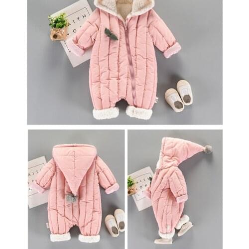 Cute Hooded Clothes Romper Long Sleeve Striped Jumpsuit Baby Boys Outfit Autumn Baby Christmas Baby Boy Clothes