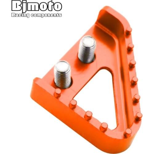 BJMOTO Motorcycle CNC Rear Brake Cover Foot Pegs Pedal Steps For DUKE RC 125 200 390 DUKE 690 EXC SMC 990 ADVENTURE