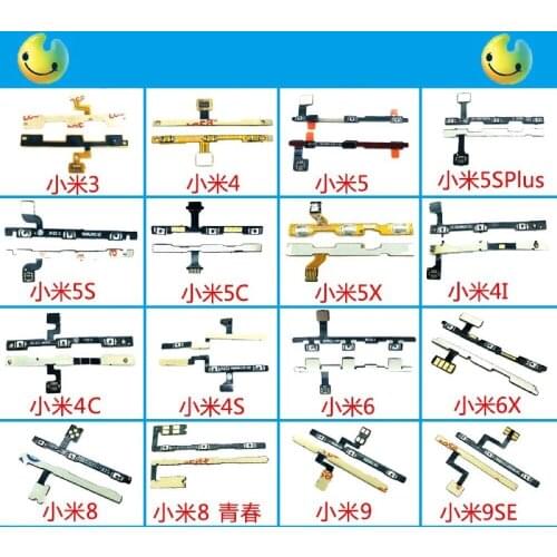 Redmi3 4 5splus 5s 5c 5x 4i 4c 9se Power Volume Flex Cable Ring Silent Switch Home Menu Button Smartphone Flex Cable