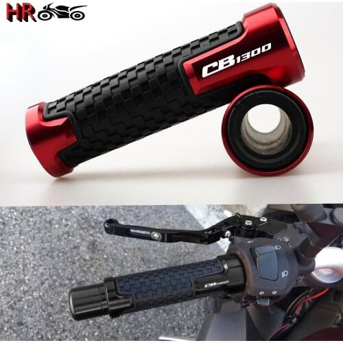 Handle Bar Grips Accessories For Honda CB1300 ABS CB 1300 2003 -2009 2010 7/8'' 22mm Motorcycle Rubber Handlebar Grip