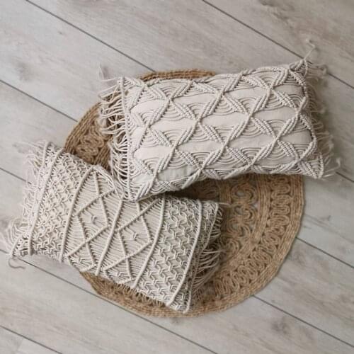 Handicraft Boho Cushion Cover 30x50 Pillow Covers Decorative For Safa Home Bedroom Weave Pillow Case Decorative Home Decor