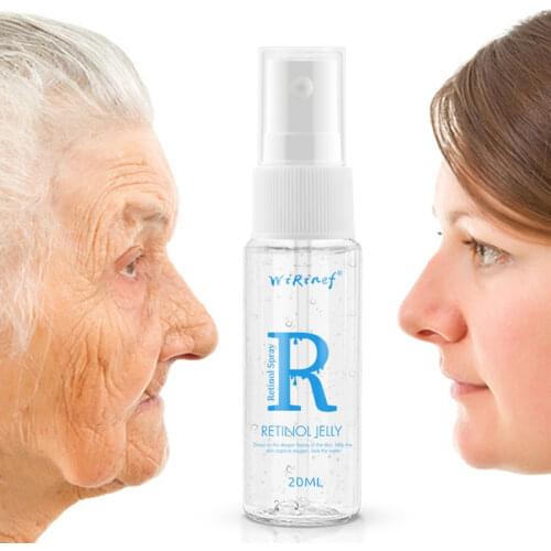 Retinol Jelly Spray Remove Dark Spots Collagen Serum Anti Aging Essence Anti Wrinkles Blemish Treatment Floral Jelly Spray