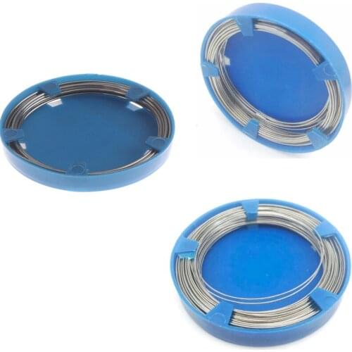 1PC Dentistry Stainless Steel Wire Dental Lab Instrument Dentist Rthodontic Supplies 0.5/0.6/0.7/0.8/0.9/1.0/1.2/1.4/1.6mm