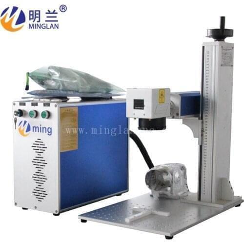 High quality 20W Fiber laser marking machine MAX/ Raycus/ JPT laser source