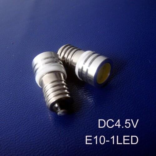 High quality DC4.5V E10 Led Instrument Light,Led Warning Light ,E10 Led Indicator Light,E10 Led Bulb free shipping 500pcs/lot