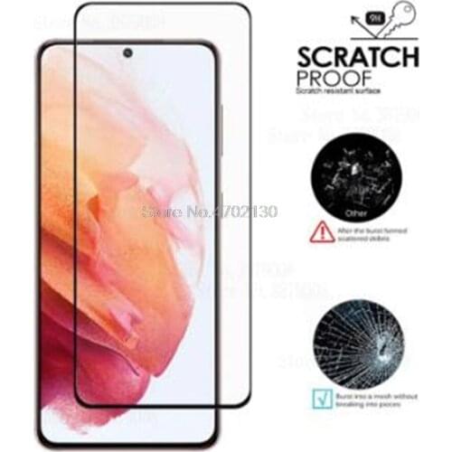Full Cover Protective Glass For Samsung Galaxy S21 Plus S21+ 5G Protective Tempered Glass For Samsung S20 FE Screen Protector
