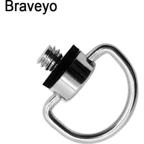 1/4 Inch Camera Screw D-ring Stainless Steel Quick Release Screw Universal Photography Accessories For Dslr Camera Ballhead