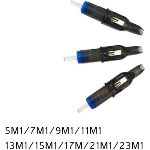 1 Box of 20 PCS Tattoo Cartridge Needles M1 Disposable for Makeup Tattoo Pen Rotary Motor Machine