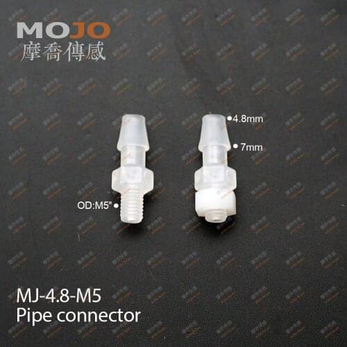 2020 Free shipping!!MJ-4.8-M5 straight nozzle connector (100PCS/LOTS)