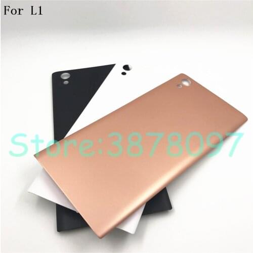 Original For Sony Xperia L1 G3311 G3312 G3313 Housing Battery Cover Door Rear Cover Chassis Frame Back Cover Case With Logo