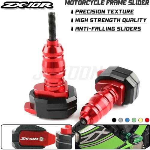 For KAWASAKI ZX10R ZX-10R ZX 10R 2010-2017 Motorcycle Falling Protection Frame Slider Fairing Guard Crash Pad Protector