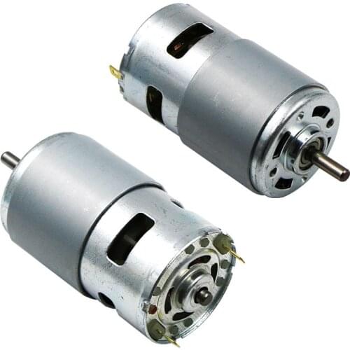 DC12V Motor 775/795/895 Double Ball Bearing 6000-12000RPM Large Torque High Power Low Noise Hot Sale Electronic Component Motor