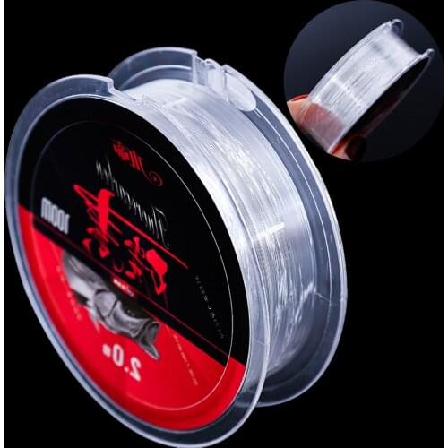 WALK FISH 50M Fluorocarbon Fishing Line Carbon Fiber Line Japanese Super Strong Sea Carp Fishing Line Fly Fishing Line Tackle