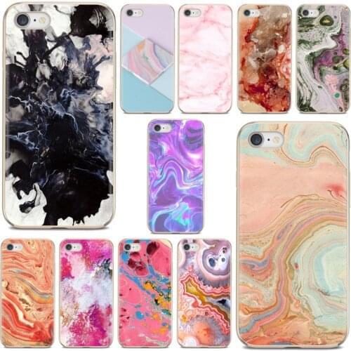 Pink White Black Texture Marble rock For Xiaomi Redmi 2 S2 3 3S 4 4A 5 5A 5 6 6A 7A 9 9T 9C 9A Pro Pocophone F1 Soft Cover Bag