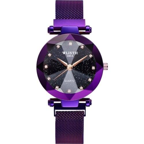 New Fashion Bright Star Magnet Watch Trend Waterproof Korean Version of the Quartz Watch Womens Watch