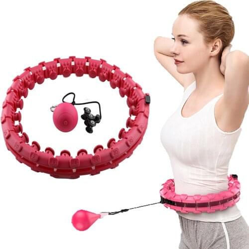 Adjustable Fitness Sport loop Smart Sport hoop Thin Waist Exercise Gym circle ring Fitness Equipment Home Training