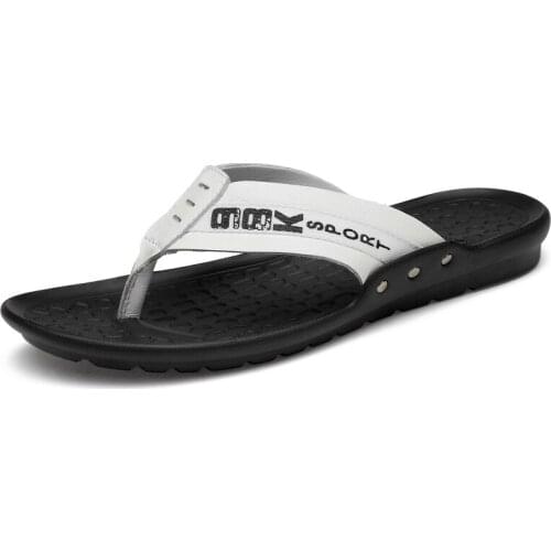 Sandale 2020 sandales bulk beach hombre genuino transpirables piscine size sandalet teenslippers men verano rasteira Flip-flops