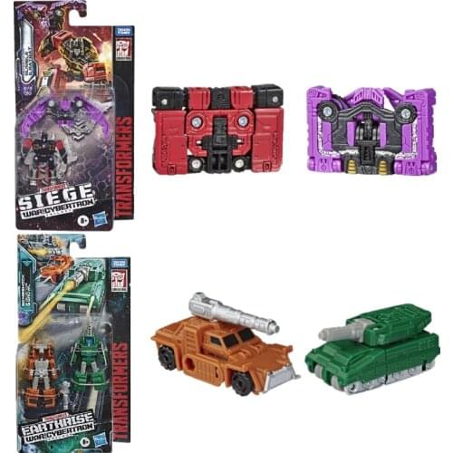 Hasbro Transformers Toys Generations War for Cybertron: Siege Micromaster WFC-S46 Ratbat Rumble WFC-E4 Bombshock Action Figure