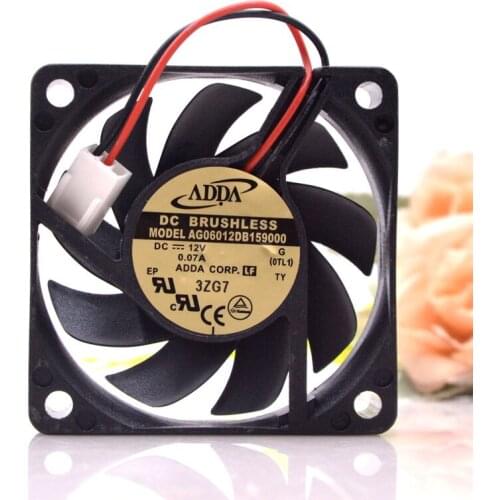AG06012DB159000 For Adda DC 12V 0.07a 6015 Ultra-Quiet CPU Motherboard Cooling Fan 6cm