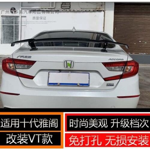 For Honda Accord high quality Carbon Fiber rear boot Wing Spoiler Rear Roof Spoiler Wing Trunk Lip Boot Cover
