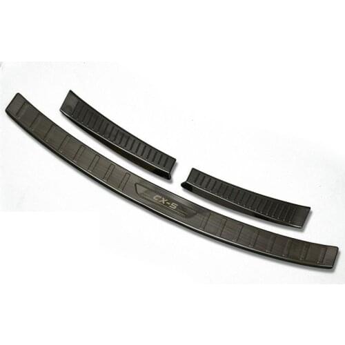 Rear styling For Mazda CX-5 CX5 2017-2020 Stainless Steel Rear Bumper Protector Sill Trunk Tread Plate Trim Car styling