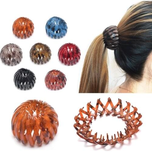 Hairpins Bird Nest Simple Headdress Adjustable Ponytail Holder Girls Hair Claw Clips Headwear Hair Accessories Women