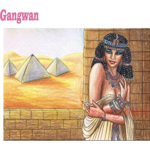 Diamond Painting Cleopatra Full Square egypt queen Handmade 5D Diy Diamond Embroidery woman Mosaic Rhinestone Gift Home Decor
