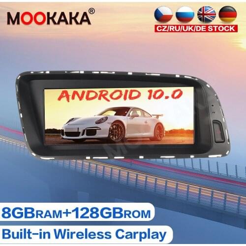 For Audi Q5 2009 - 2016 Android 10.0 8GB+128GB Car Radio Multimedia Player GPS Navigation Auto Stereo Audio Head Unit Recorder